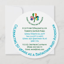 Bandeira americana irlandesa bahamiana do trevo de