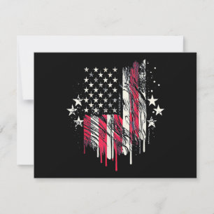 Convites Bandeira Americana Masculina EUA Bebê Bandeira Ame
