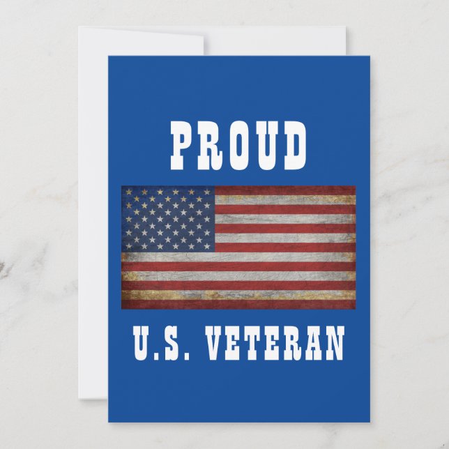CONVITES BANDEIRA AMERICANA VINTAGE PERSONALIZADA (Frente)