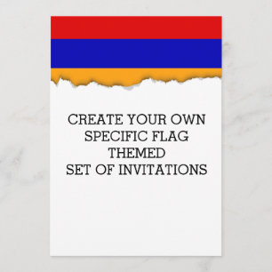 Convites Bandeira arménia
