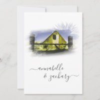 *~* Bandeira Barn American RSVP QR AR19 Casamento