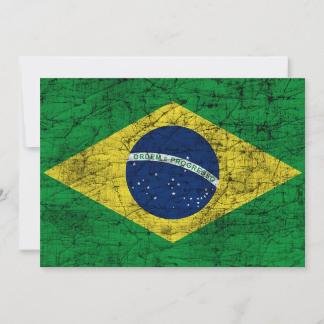 Convites bandeira brasil (Frente)