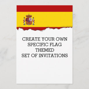 Convites Bandeira da Espanha