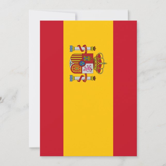 Convites bandeira da Espanha (Frente)