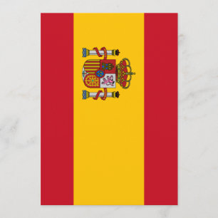 Convites bandeira da Espanha