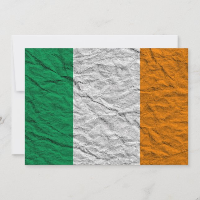 Convites bandeira da irlanda (Frente)