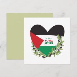 Convites Bandeira da Palestina e Ramos Olivais