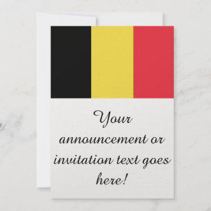 Convites Bandeira de Bélgica
