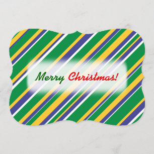 Convites Bandeira do Brasil inspira padrão de stripes color