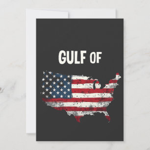 Convites Bandeira do Mapa Americano Funny Trump USA
