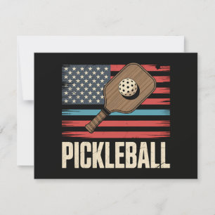 Convites Bandeira dos EUA de Pickleball