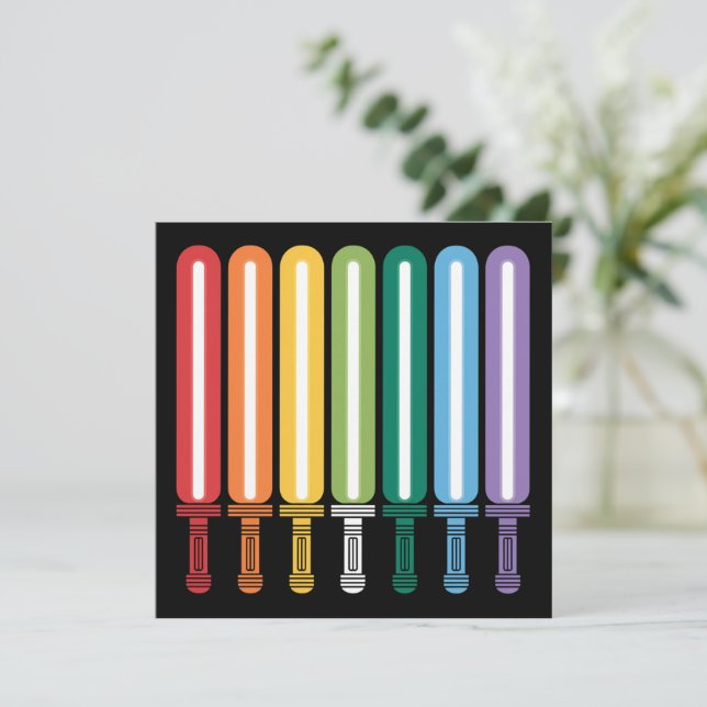 Convites Bandeira LGBT Orgulho Gay (Em pé/Frente)