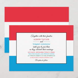 Convites Bandeira luxemburguesa, Bandeira do Casamento do L