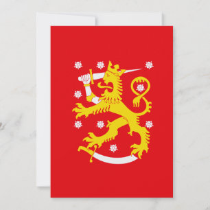 Convites Bandeira Medieval da Finlândia