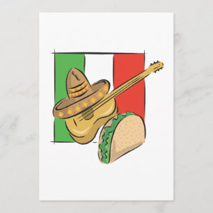 Convites Bandeira Mexicana