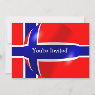 Convites Bandeira norueguesa