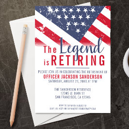 Convites Bandeira Patriótica Americana