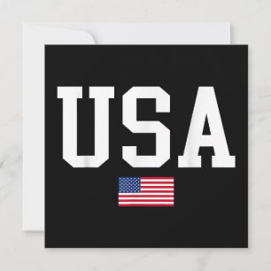 Convites Bandeira Patriótica Americana dos EUA Para Homens