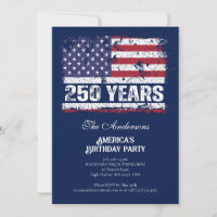 Bandeira Retro América 250 Anos Aniversário de 250