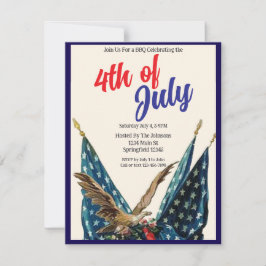 Convites Bandeiras e Águia Patriótico 4º do Partido do CHUR