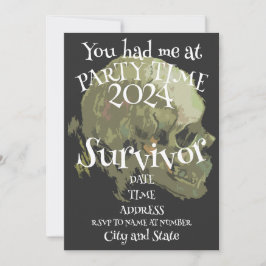 Convites Banquet Tea Garden Surprise Party Block 2024