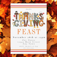 Banquete de Ação de Graças Festivo Turquia Saída d