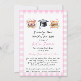 Convites Banquete de Graduação e Partido de CHURRASCO do Wo