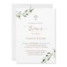 Baptism — ramo de oliveira