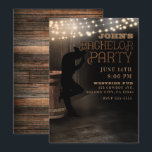 Convites Bar Country Rustico Cowboy Pub Despedida de Soltei<br><div class="desc">Personalize para o seu evento.</div>