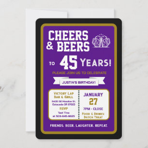Convites Bar de Esportes Aniversário Aplausos e Cervejas ao