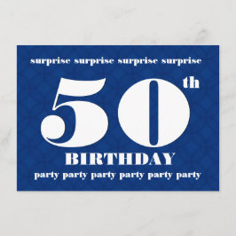 Convites BAR DE Festa de aniversário SURPRESA 50º BARGAIN01