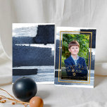 Convites Bar de Foto Azul do Abstrato Dourado Mitzvah Salve<br><div class="desc">Descubra a requintada fusão de design abstrato e significado cultural neste Bar de Foto Azul Mitzvah Foil Salve a Data. Com um intricado design artístico inspirado pela beleza da herança judaica,  este Anúncio irá estabelecer o palco para uma celebração inesquecível que mescla o melhor dos antigos e os novos.</div>