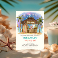 Bar de praia de Tiki | Chá de fraldas do mar tropi