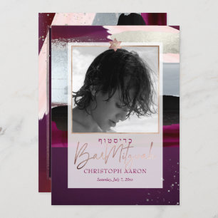 Convites Bar de Prata Faux Silver do bloco de cores PixDezi