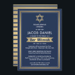 Convites Bar de Zoom Virtual Mitzvah Marinho Azul Branco e<br><div class="desc">Quer amigos e familiares estejam praticando distanciamento social ou simplesmente vivam longe, conectem-se com eles online com uma cerimônia e celebração virtual de mitzvah bar. Este na moda moderno convite inclui textos para um evento online de longa distância via videoconferência via Internet e transmissão em direto. Todo texto é simples...</div>