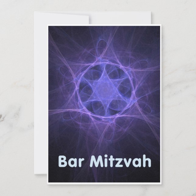 Convites Bar Mitzvah (Frente)