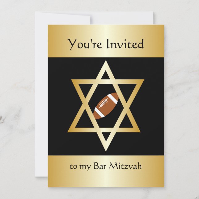 Convites Bar Mitzvah (Frente)