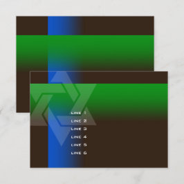 Convites Bar Mitzvah Azul e Verde em Qualquer Cor