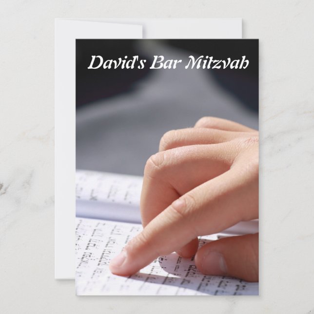 Convites Bar Mitzvah/Bat Mitzvah (Frente)