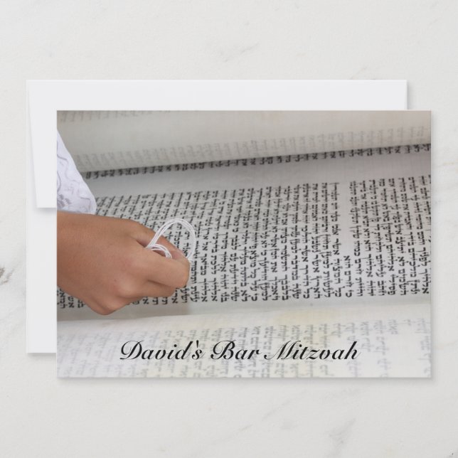 Convites Bar Mitzvah/Bat Mitzvah (Frente)