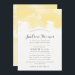 Convites BAR MITZVAH cinza amarelo pálido moderno<br><div class="desc">por kat massard >> kat@simplysweetPAPERIE.com <<< - - - - - - - - - - - - - - - - - - - - - - - - - - - - - - CONTATE ME para uma redação personalizada ou para adicionar quaisquer linhas em Hebraico Amor ao...</div>