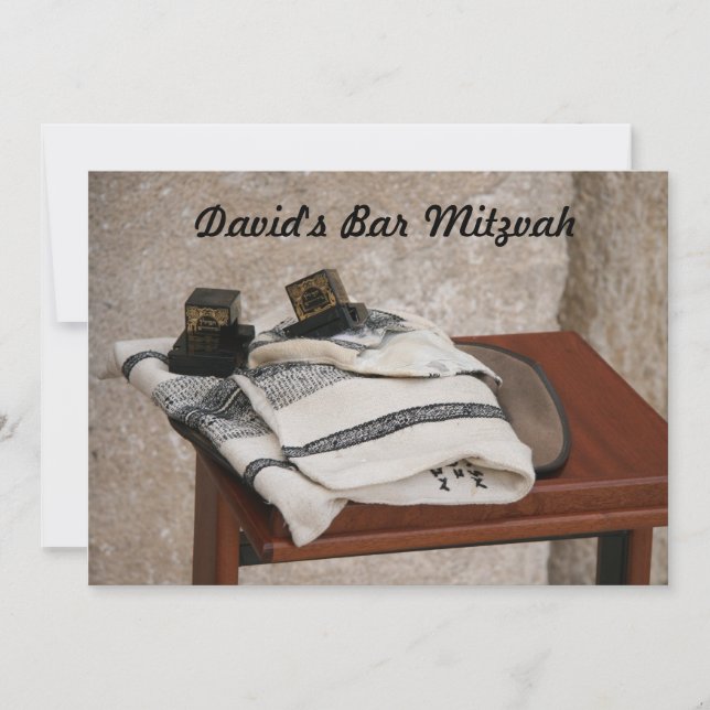 Convites Bar Mitzvah/Convite Mitzvah (Frente)