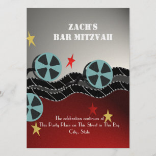 Convites Bar Mitzvah da premier do filme