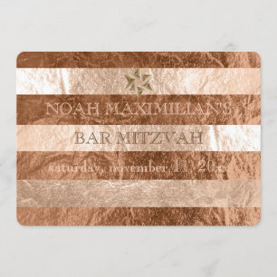 Convites bar mitzvah do PixDezines faux