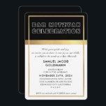 Convites BAR MITZVAH espaço legal estrutura de ouro preto m<br><div class="desc">por kat massard >> kat@simplysweetPAPERIE.com << Ame o design,  mas gostaria de ver algumas mudanças - outro esquema de cores,  produto,  adicionar uma foto ou adaptado para uma ocasião diferente - sem preocupações,  simplesmente me contacte por e-mail - estou feliz em ajudar! - - - -</div>