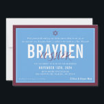 Convites BAR MITZVAH marrom azul-de-futebol<br><div class="desc">por kat massard >> kat@simplysweetPAPERIE.com << CONTACT ME para texto personalizado ou para adicionar quaisquer linhas em Hebraico Ame o design, mas gostaria de ver algumas mudanças - outro esquema de cores, produto, adicionar uma foto ou adaptado para uma ocasião diferente - sem preocupações me contate - estou feliz em...</div>