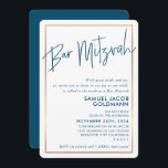 Convites BAR MITZVAH - Mínima estrutura azul escura<br><div class="desc">por kat massard >> kat@simplysweetPAPERIE.com << Ame o design,  mas gostaria de ver algumas mudanças - outro esquema de cores,  produto,  adicionar uma foto ou adaptado para uma ocasião diferente - sem preocupações,  simplesmente me contacte por e-mail - estou feliz em ajudar! - - - -</div>