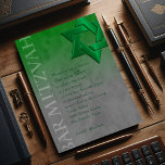 Convites Bar Mitzvah Na moda Estrela Verde de David Ombre<br><div class="desc">Conjuntos de convites para o bar Mitzvah e Bat Mitzvah desenhados por Umua. Impresso e enviado pela Zazzle ou seus parceiros.</div>