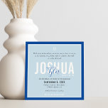 Convites BAR MITZVAH nome moderno pato ovo azul real Invita<br><div class="desc">por kat massard >> kat@simplysweetPAPERIE.com << CONTACT ME para texto personalizado ou para adicionar quaisquer linhas em Hebraico Ame o design, mas gostaria de ver algumas mudanças - outro esquema de cores, produto, adicionar uma foto ou adaptado para uma ocasião diferente - sem preocupações me contate - estou feliz em...</div>