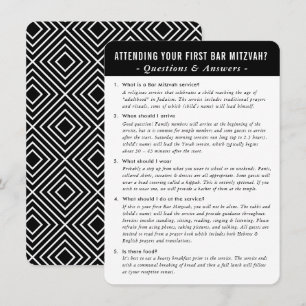 Convites BAR MITZVAH pergunta e aconselhamento de resposta